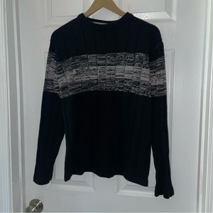 Ferruche Black and Grey Vintage 90’s Sweater